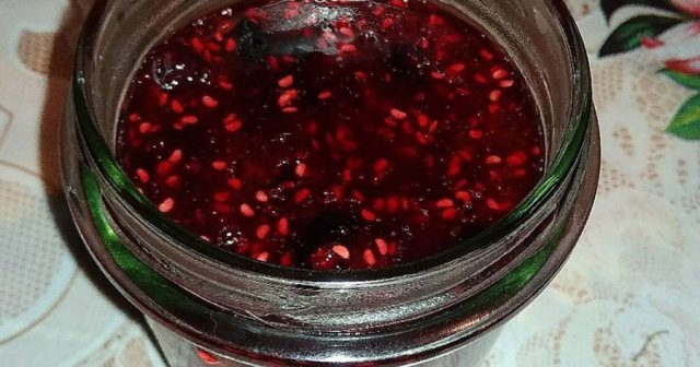 Конфитюр из смородины и малины