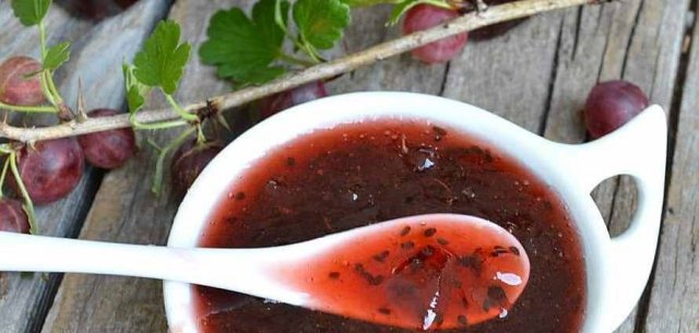 Джем из красного крыжовника