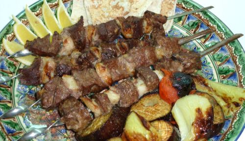 Шашлык из печени