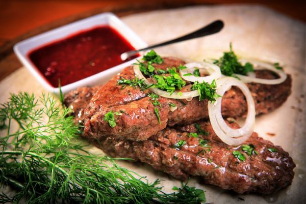 Люля-кебеб с укропом