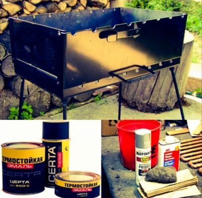 Краски для мангала