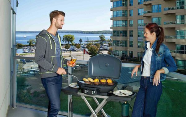 Гриль на балконе