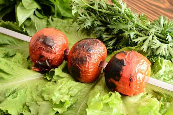 Шашлык из помидоров