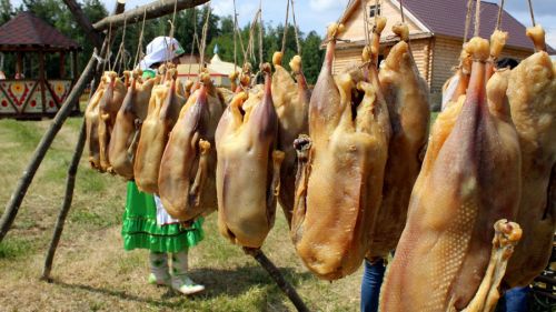 Вяление гусей