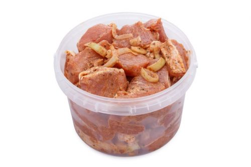 Мясо под маринадом